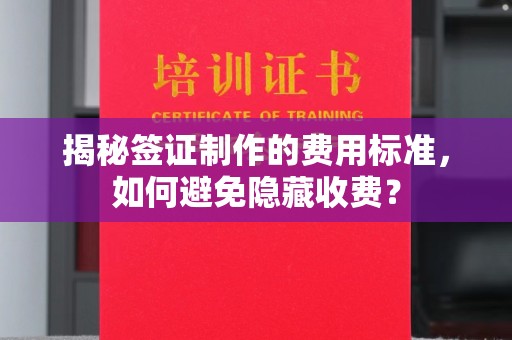 临猗揭秘签证制作的费用标准，如何避免隐藏收费？