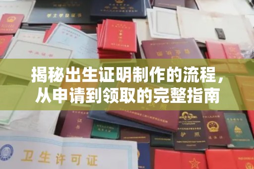 临猗揭秘出生证明制作的流程，从申请到领取的完整指南