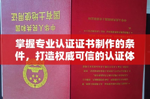 临猗掌握专业认证证书制作的条件，打造权威可信的认证体系
