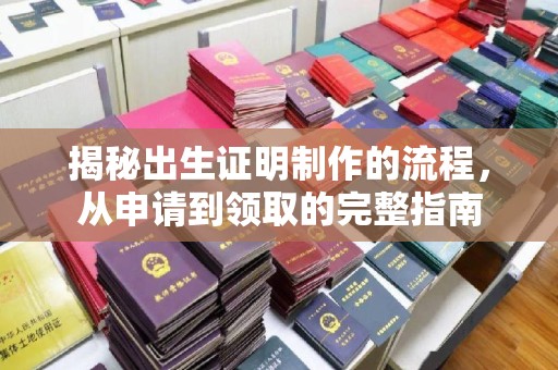 临猗揭秘出生证明制作的流程，从申请到领取的完整指南