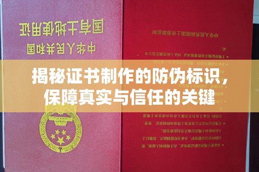 临猗揭秘证书制作的防伪标识，保障真实与信任的关键